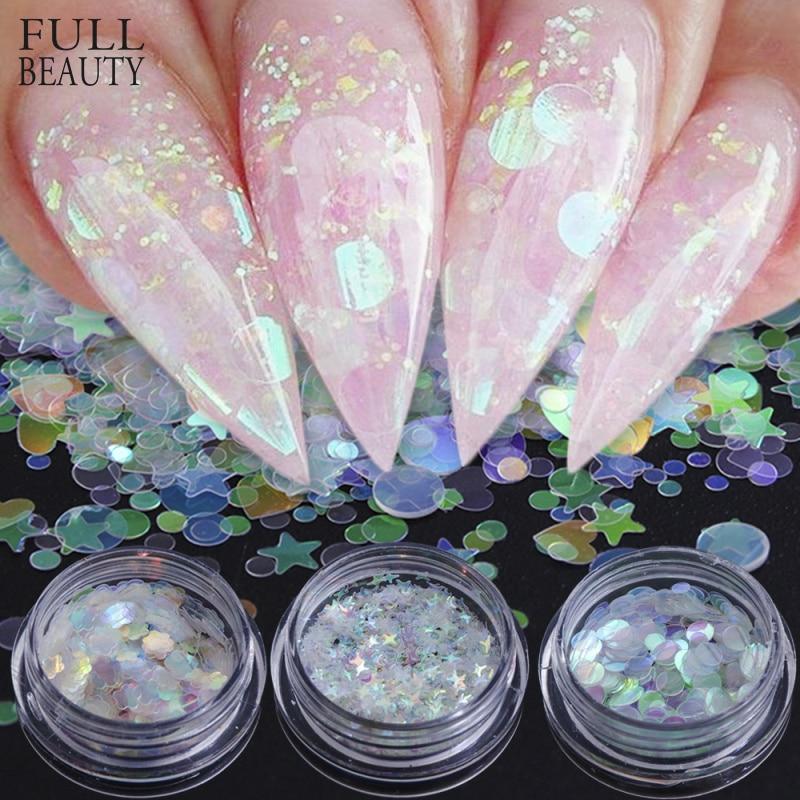 Beautiful Nail Art Glitter Flakes